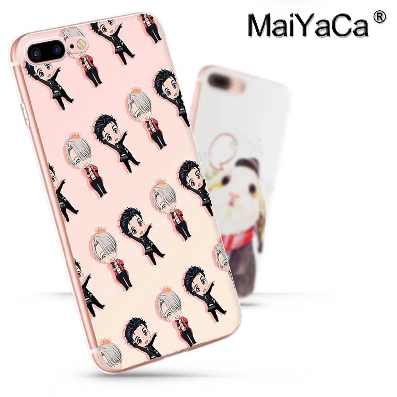 MaiYaCa yuri on ice amine прекрасный мягкий tpu чехол для телефона iPhone 8 7 6S Plus X XS MAX XR 5S SE 11pro max |