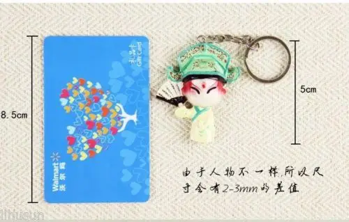 Оптовая продажа 10 шт. милые Брелоки для ключей модели Китайский Винтаж ручной