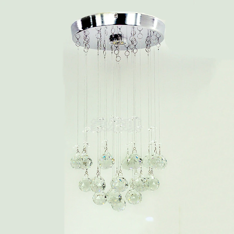 Современные хрустальные люстры светодиодные светильники для коридора освещение
