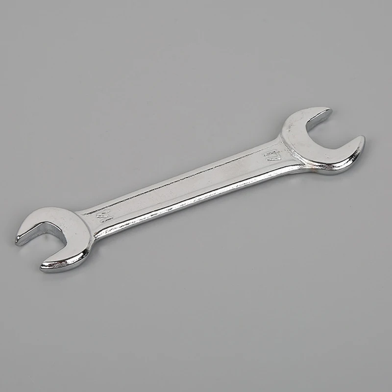 Хромированный гаечный ключ с двойной головкой портативный противоскользящий