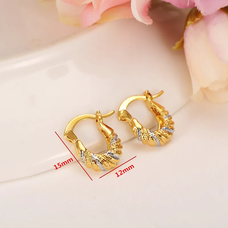 2 пары маленькие круглые серьги для девочек смешанные цвета украшения женщин и в