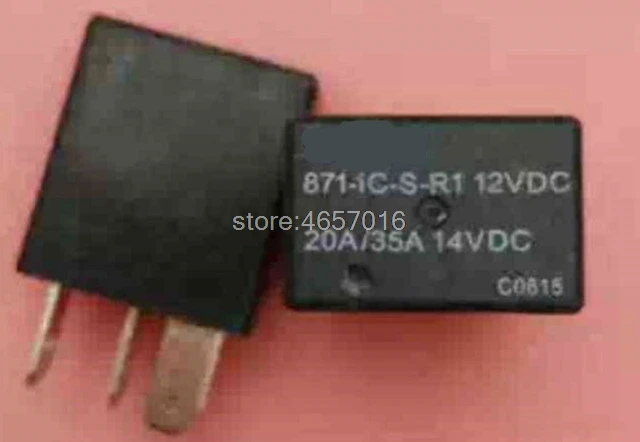 

5pcs/lot 871-1C-S-R1-12VDC Relay 5-pin 20A 12V Automotive Relays 35A 14VDC