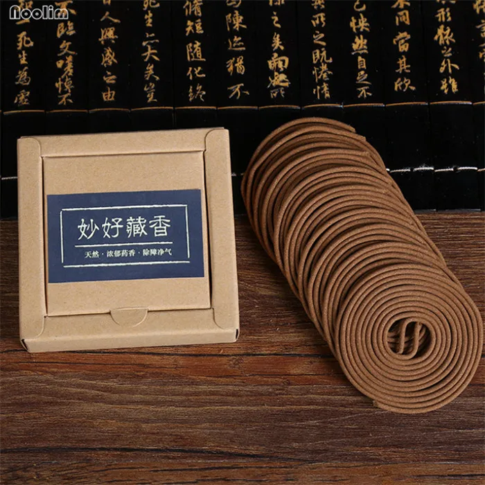 Tibetan incense 20 шт./кор. ручной работы со спиральными катушками Ладан ванной туалета дома Буддизм расслабляющий Йога тишина медитации свежий воздух Применение в teaho Применение - Цвет: Tibetan incense