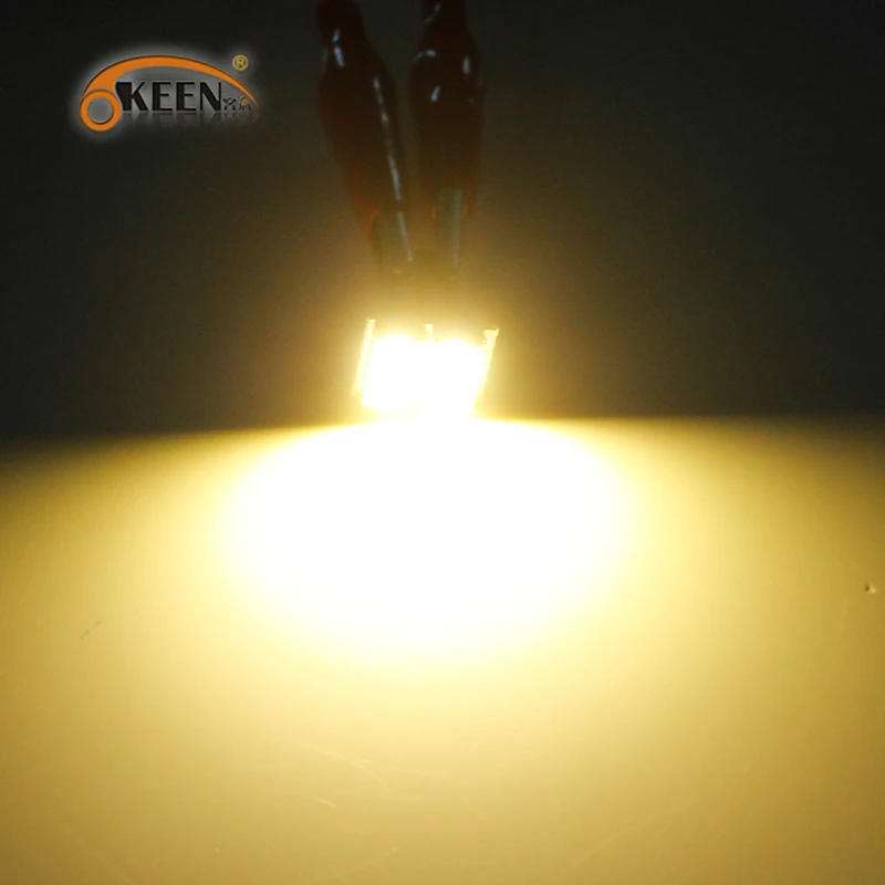 OKEEN новинка 2019 автомобильные лампы без ошибок T10 LED 194 168 W5W Canbus 4 SMD 5050 светодиодные
