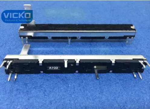 [VK] прямой направляющий толкатель двойной фейдер для Soundcraft EFX8 75 мм A10K A10Kx2