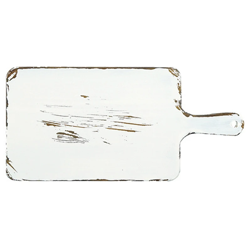 Sweetgo винтажный белый деревянный поднос для хлеба возвращение в древний стиль