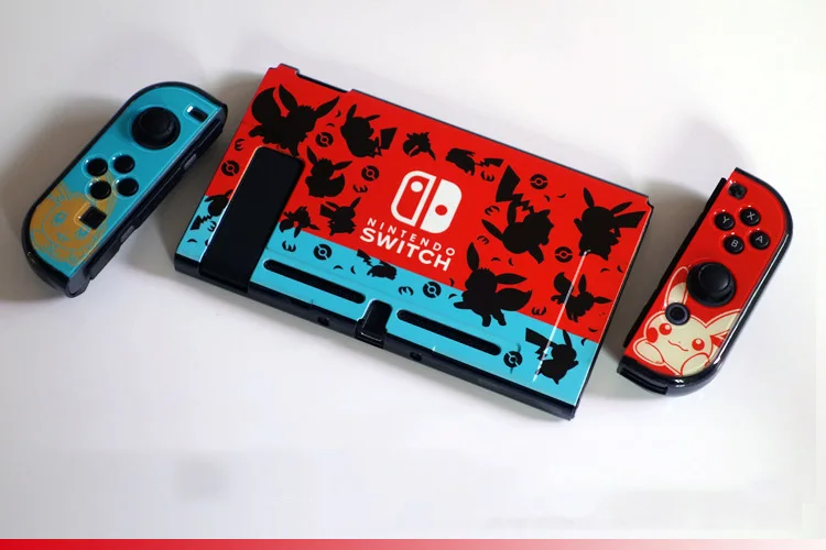 Pokemon 7 Анти-отпечатков пальцев Nintendo Switch Жесткий Тонкий чехол Shell Poke Splatoon 2 протектор для Nintendoswitch перечисленные NS игровой консоли аксессуаров - Цвет: Pokemon 7