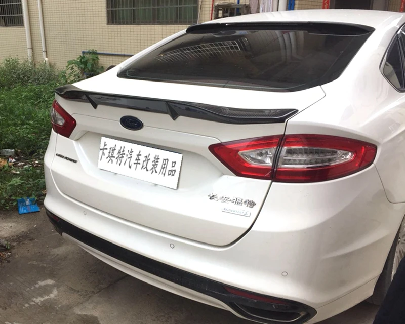 Для Ford Mondeo/Fusion авто аксессуары новая модель 2013 высококачественный задний спойлер из углеродного волокна