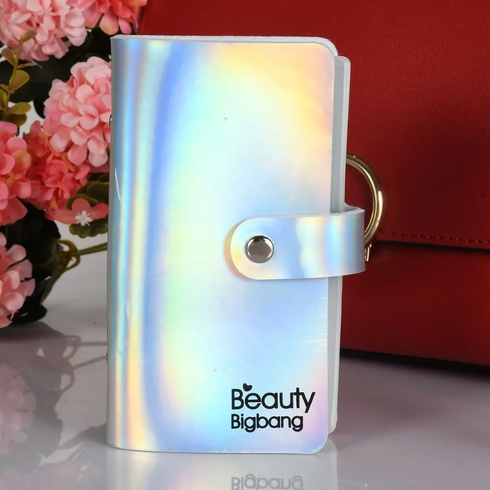BEAUTYBIGBANG 6*6 см 18 слотов дизайн ногтей штамп Органайзер Лазерная штамповка пластина Держатель пустой чехол сумка