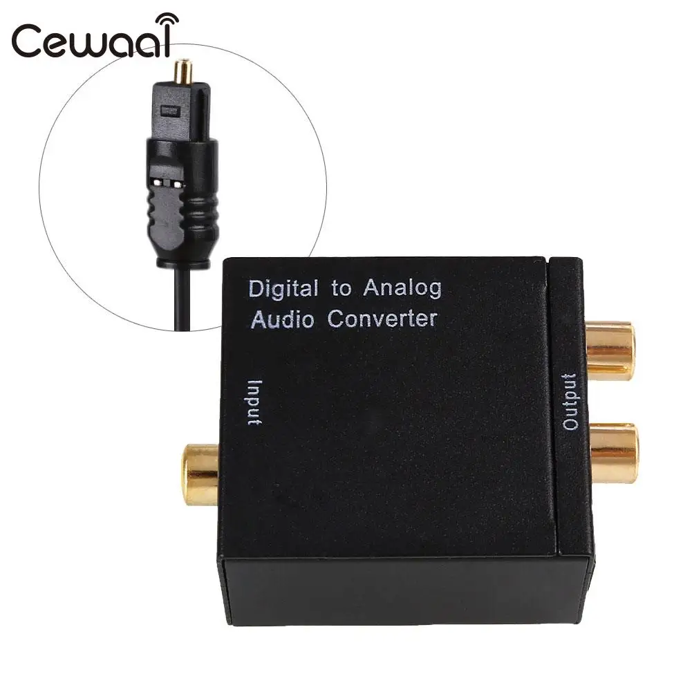 Цифровой коаксиальный аналоговый L/R аудио преобразователь адаптер USB кабель
