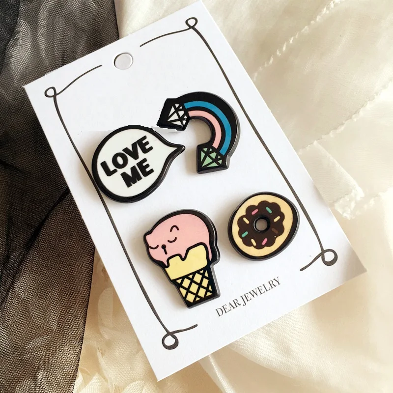 3 шт. 1 комплект металлическая брошь в стиле Харадзюку|pins for clothes|metal pindecorative pins |