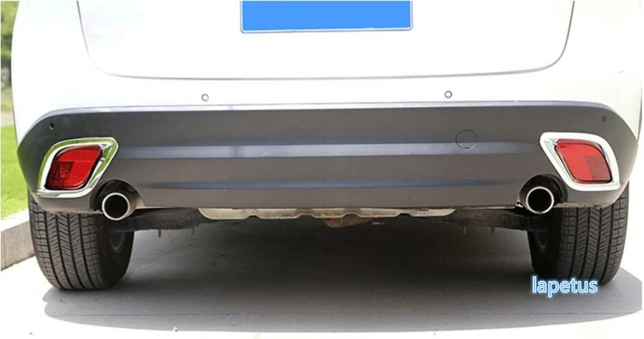 

Lapetus Chrome Rear Tail Fog Lights Lamp Foglight Decoration Frame Cover Trim 2 Pcs / Set Fit For Mazda CX5 CX-5 2013 - 2016 ABS