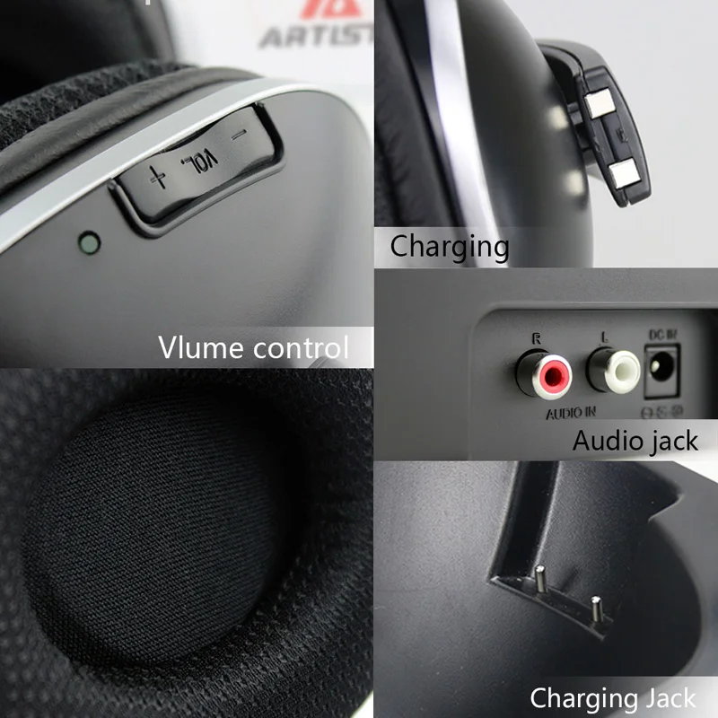 Ultra Clear Беспроводные Наушники 2.4 Г HIFI ПК ТВ Гарнитура ADH300 Беспроводной