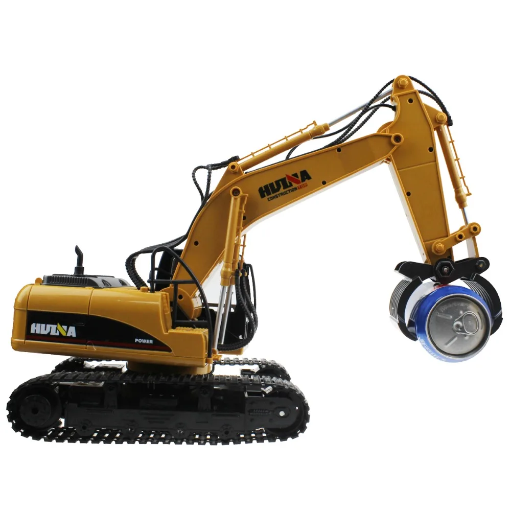 16-канальный 2,4 ГГц RC экскаватор с грейфером из сплава, заряжаемым, со звуком и светом, демонстрационный дистанционный контроль инженерного грузовика.