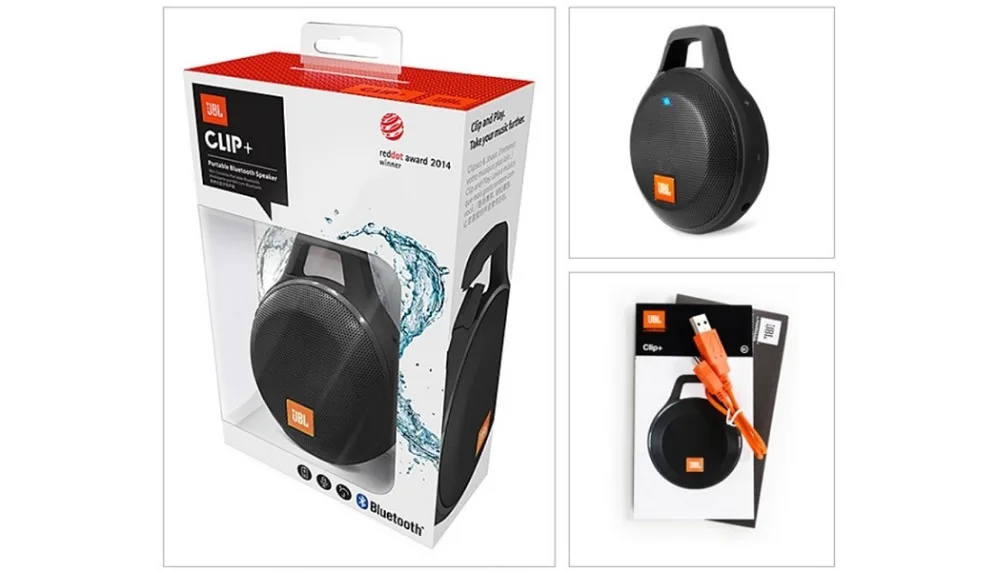 JBL Clip+ Go Портативный мини беспроводной IPX5 Водонепроницаемый Bluetooth динамик