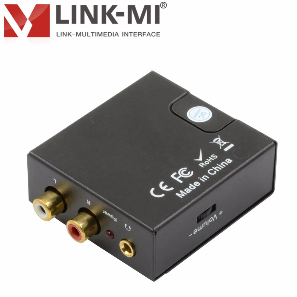 LINK-MI DA02-AUDIO цифро-аналоговый аудио конвертер с объемом Управление цифровой