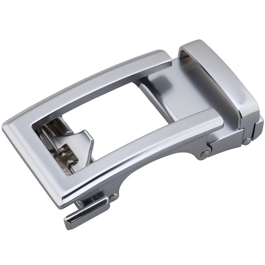 03Dullchrome Модные мужские металлические пряжки для ремня, цинковый сплав, автоматическая пряжка для ремня 33-34 мм, сделай сам, кожевенное ремесло, оборудование, аксессуары для джинсов - Цвет: 03Dullchrome