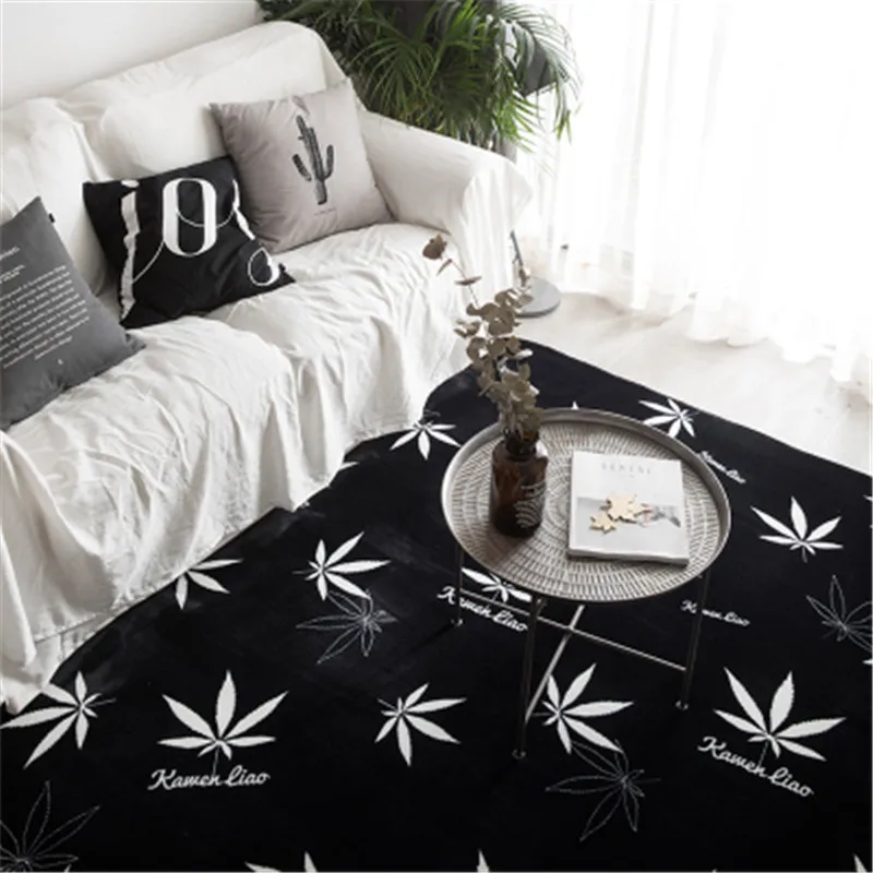 Современный Ins модный супер мягкий фланелевый уплотненный коврик для ковров