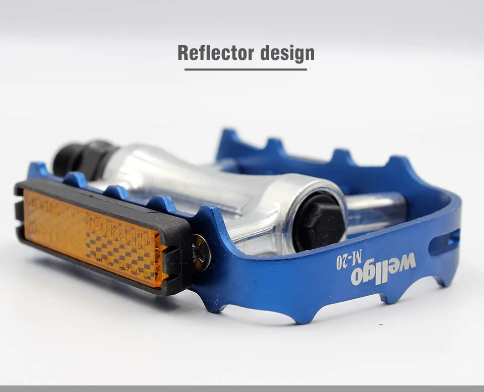 Wellgo M20 Rolamento Ultra Leve Pedal Ultralight mtb mountain road Pedal Mountain Bike Pedal Bicycle Pedal Accessories