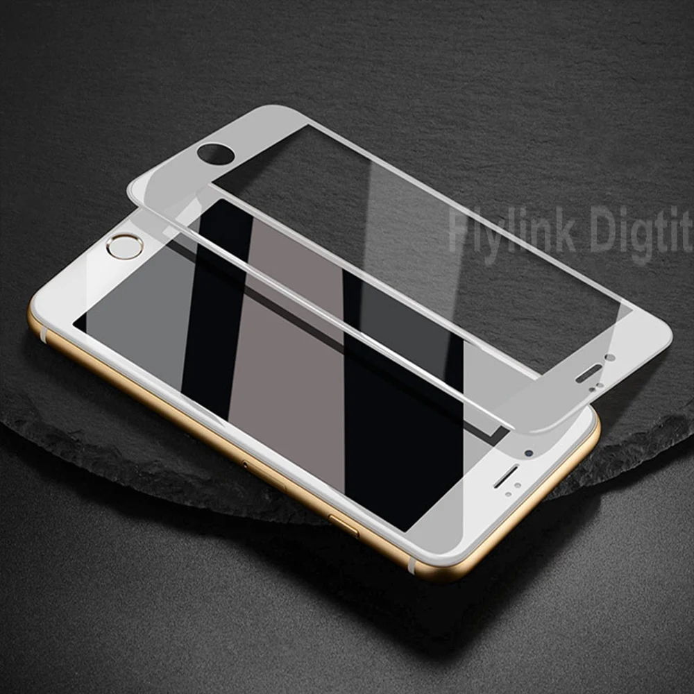 5D Защитное стекло для iPhone 6 S полное покрытие защита экрана Противоударная пленка