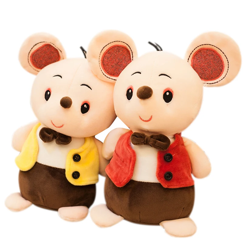 Игрушка плюшевая мышь в виде кошки Милая мышка зажим для лошади машинка захвата