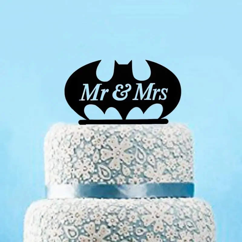 Кекс Вставлена Карта Письма Летучие Мыши Торт Топпер Украшения Инструменты