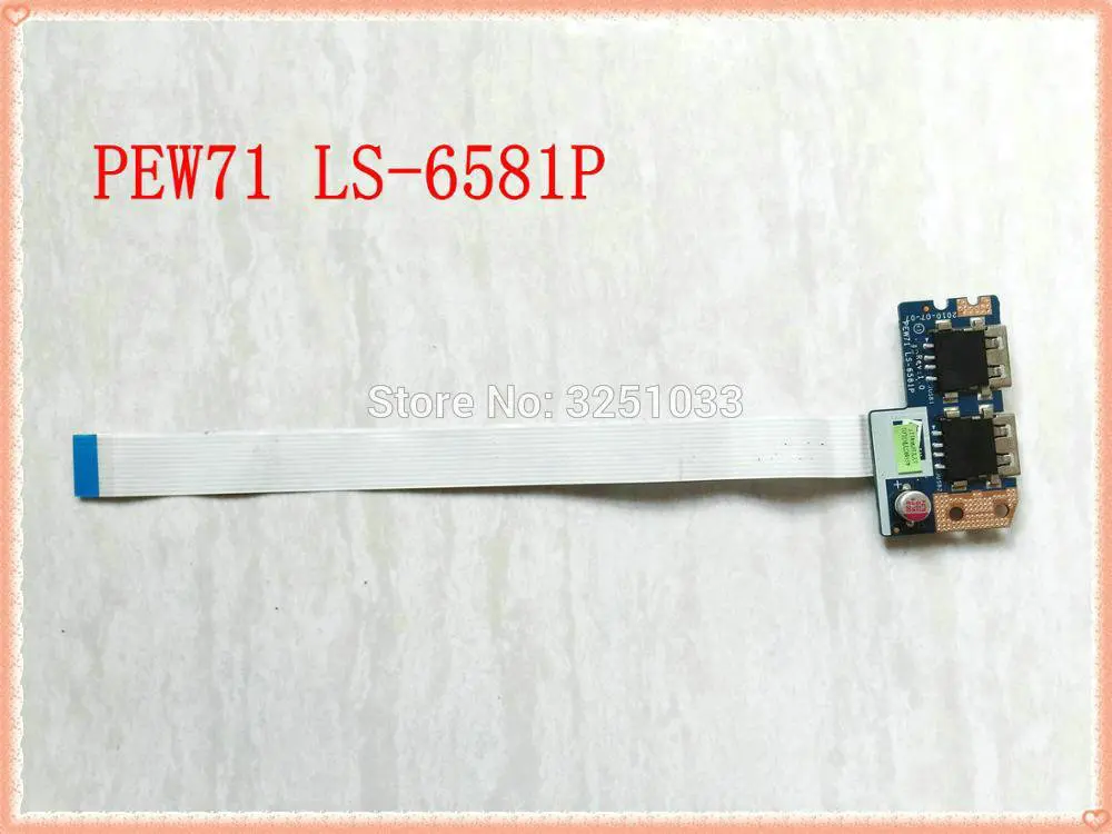 Оловян71 LS 6581P Плата USB с кабелем для ACER ASPIRE 5742 5552 5736Z 5733 5335 5336 5253 5250 плата 5551G 5552G