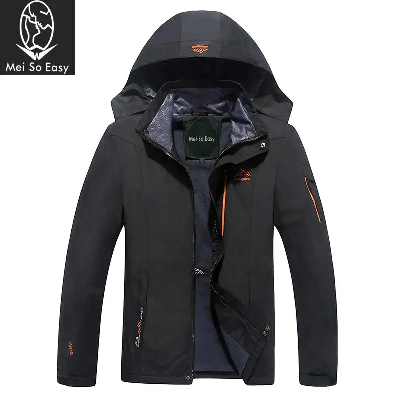 Мужская куртка большого размера модная зимняя верхняя одежда свободного плюс L XL