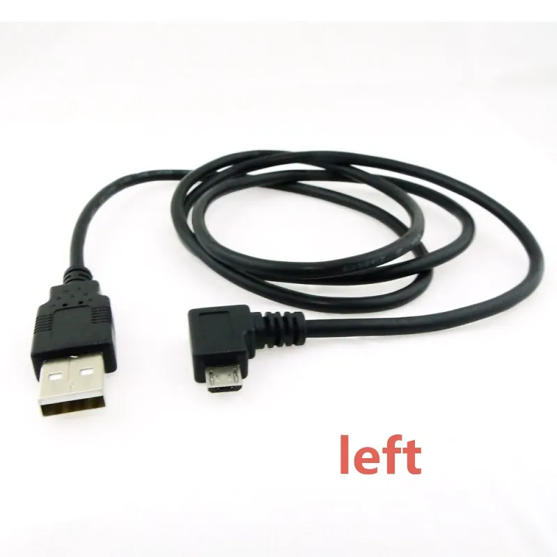 Вверх и вниз влево вправо Угловой 90 градусов USB Micro папа к данных зарядный кабель 25