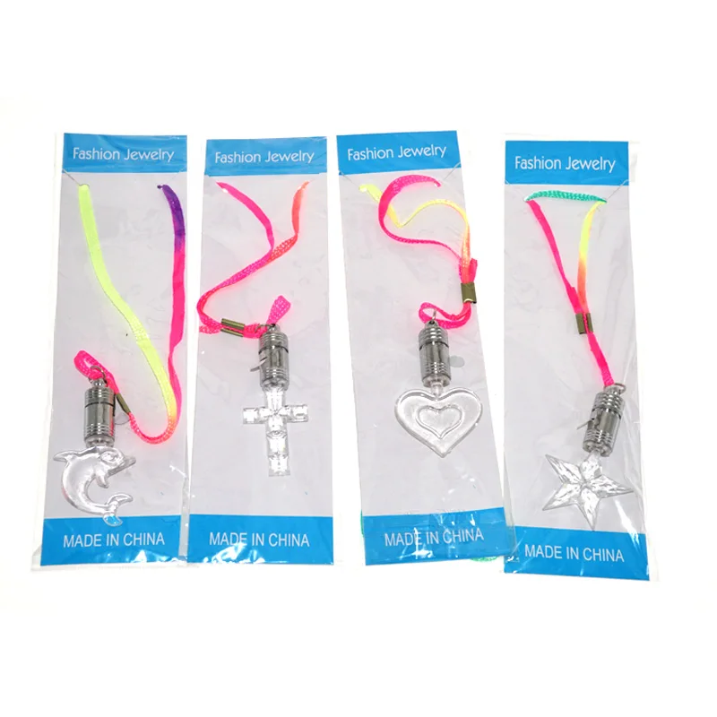 Светодиодный синий Магнитный светильник подвеска ожерелье Рождество день