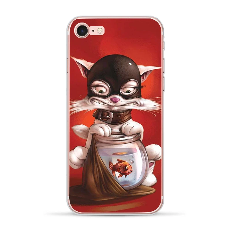 Милый чехол с животными для Apple iPhone XR 5 5S SE 6 6S 7 8 Plus X XS MAX Parrot Dog мягкий силиконовый из