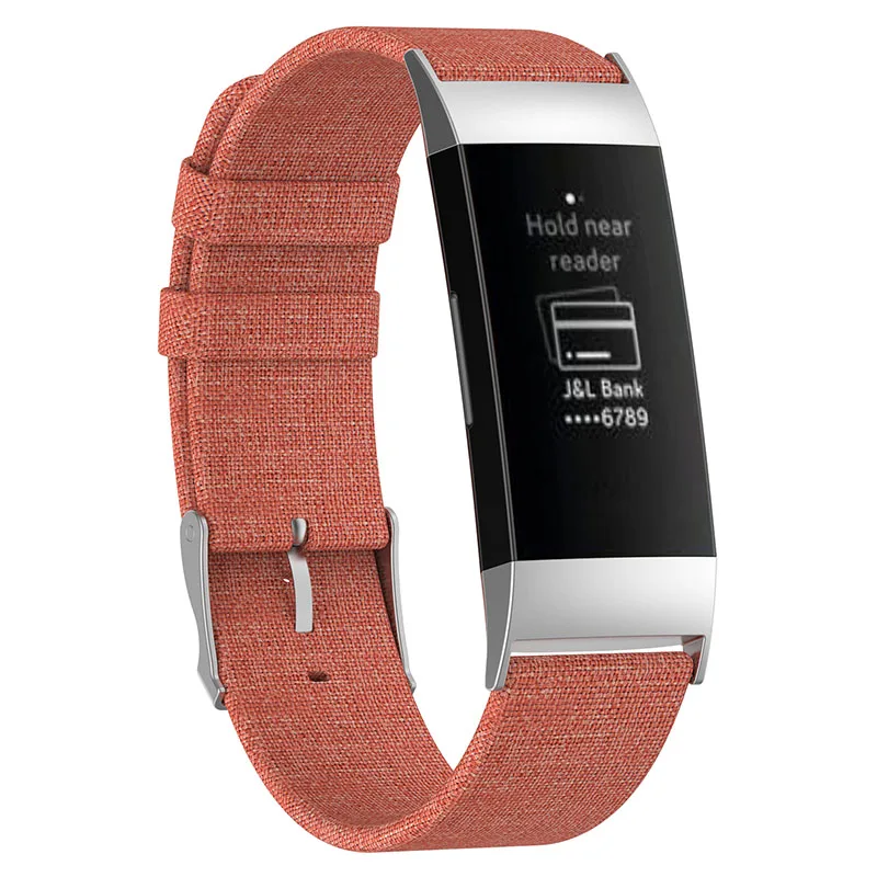 Smart Watch Bracelet Strap Canvas Band Replacement Belt for FitbitCharge 3 @JH | Accessories