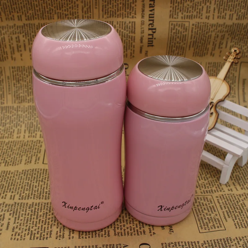 Children Candy Color Stainless Steel Bottle Cute Hot Water with Portable Double Thermal Insulation | Дом и сад