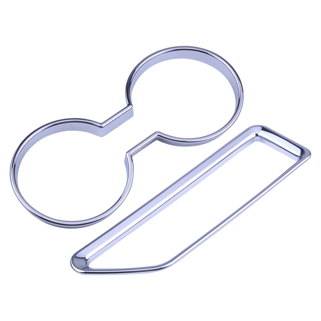 

Beler хромированный внутренний подстаканник, ящик для хранения, крышка, накладка, подходит для Jeep Patriot Compass 2011-2017