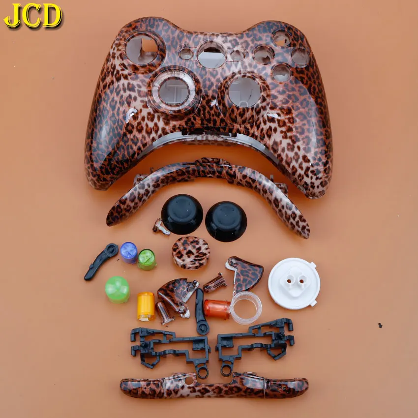 JCD для XBox 360 беспроводной игровой контроллер жесткий чехол Защитный чехол для геймпада полный набор с кнопками аналоговые палочки бамперы