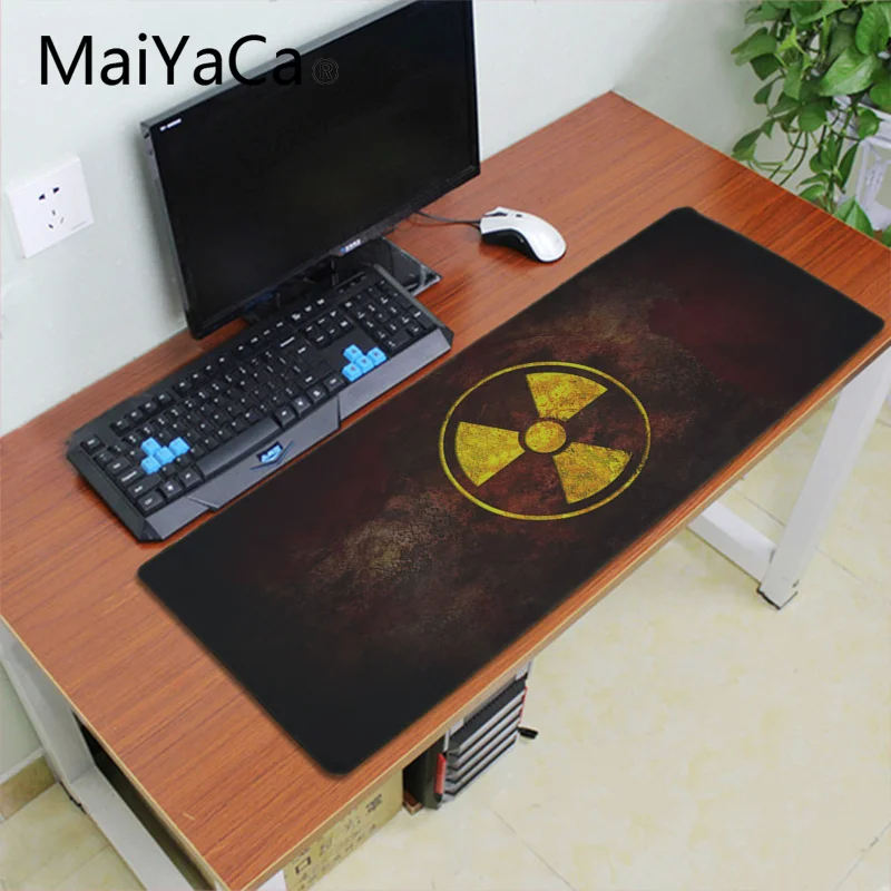 Lock Edge 30x80cm Maiyaca Сталкер логотип резиновая мышь прочный Настольный коврик для мыши большой Lockedge alfombrilla игровой коврик для мыши геймер ПК компьютерный коврик - Цвет: Lock Edge 30x80cm
