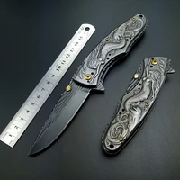 stonewash tactical folding knife survival camping hunting knives stainless steel outdoor pocket knife mermaid brtithday gift edc