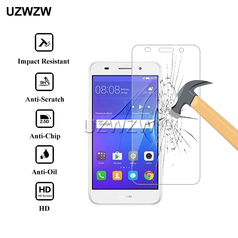 2 шт. закаленное Стекло для huawei Y3 5,0 дюйма закаленное Стекло Экран протектор CRO-U00 CRO-L02 CRO-L03 CRO-L22 CRO-L23