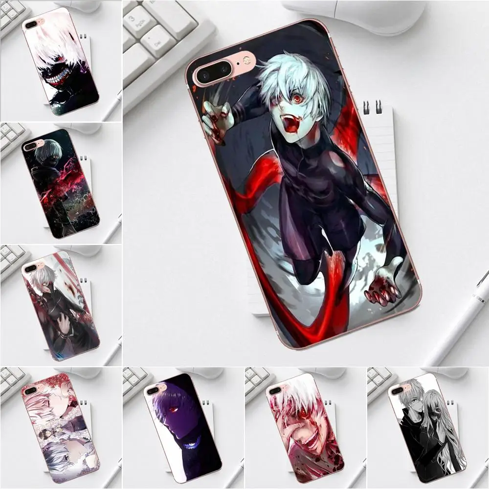 Чехлы Qdowpz Tokyo Ghoul Kaneki для Galaxy Alpha Core Prime Note 4 5 8 S3 S4 S5 S6 S7 S8 S9 mini edge Plus|Бамперы| |
