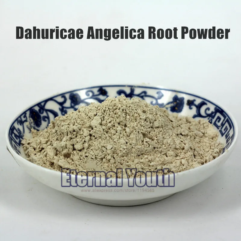 

Chinese Angelica Dahurica 100% Pure Natural Powder 100G Whitening Freckle Control Oil Mask Powder Soap Additives