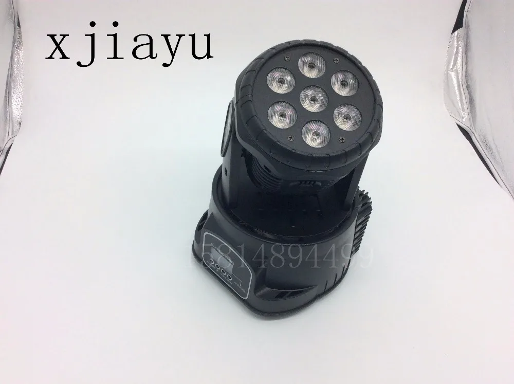 7 шт. x 10 Вт rgbw 4in 1 светодиодный движущийся головной свет 4ch/14ch dmx512 управление
