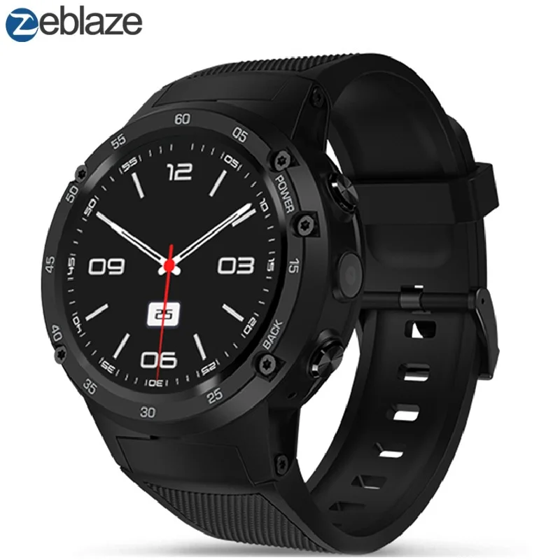 Zeblaze Тор 4 4G Smartwatch телефон Android 7 0 mtk6737 четыре ядра 1 ГБ + 16 5MP Камера 580 мАч 4G/3g/2 г вызов