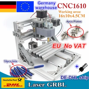 DE free ват CNC 1610 с ER11,DIY GRBL CNC гравировальный станок, мини Pcb фрезерный станок, станок для резьбы по дереву, фрезерный станок с ЧПУ