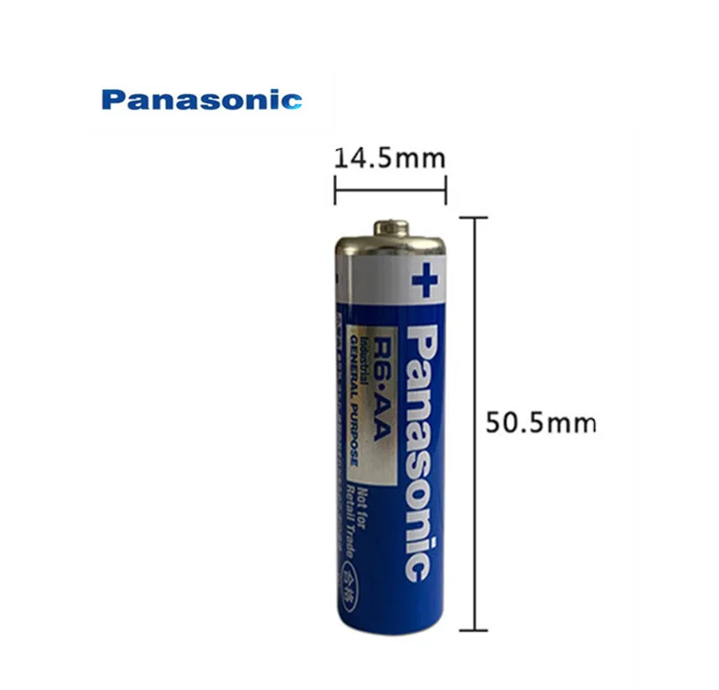 16 шт Panasonic R6 1 5 V AA батареи щелочные без ртути сухой для электрической игрушки