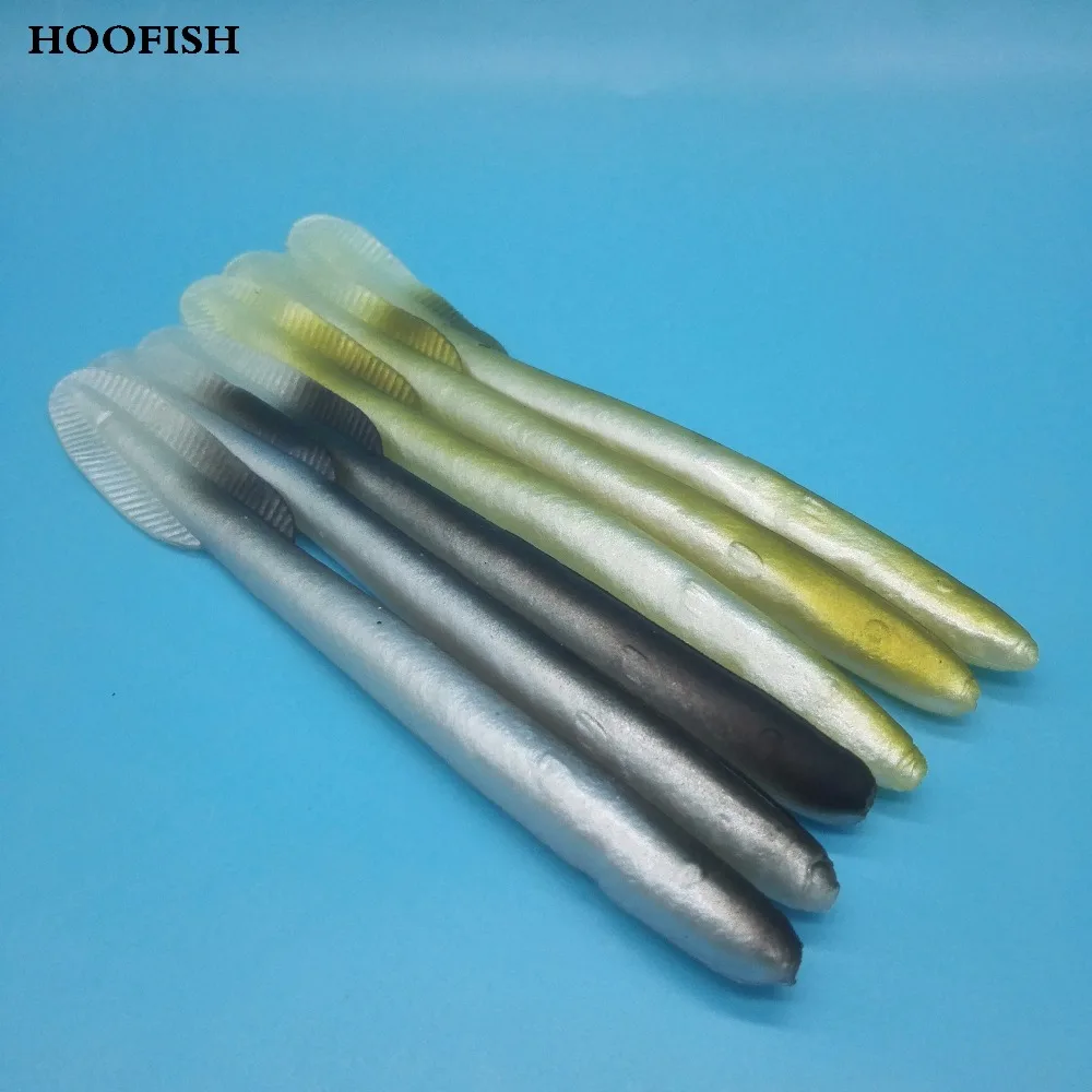 HOOFISH 6 шт./лот Bionic угрь Мягкая приманка 9 5 г/16 см искусственная мягкие приманки