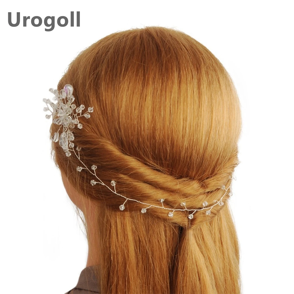 Hot Sale 2019 New Bride Wedding Accessories Trendy Rhinestone Teardrop Bridesmaid Romantic Headdress Flower Shaped Jewelry | Украшения и