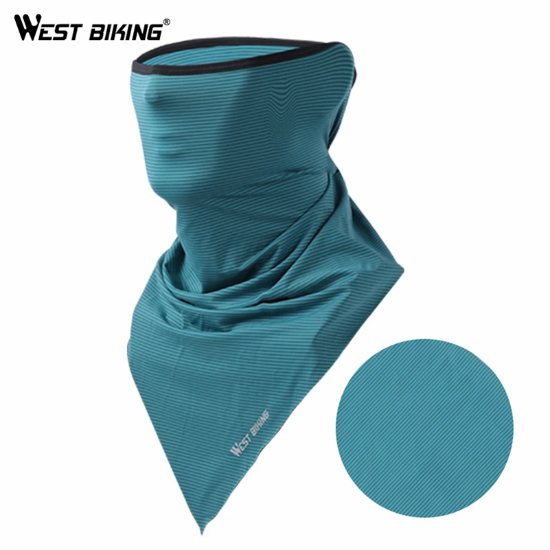 WEST BIKING летняя велосипедная маска для лица треугольная бандана дышащий