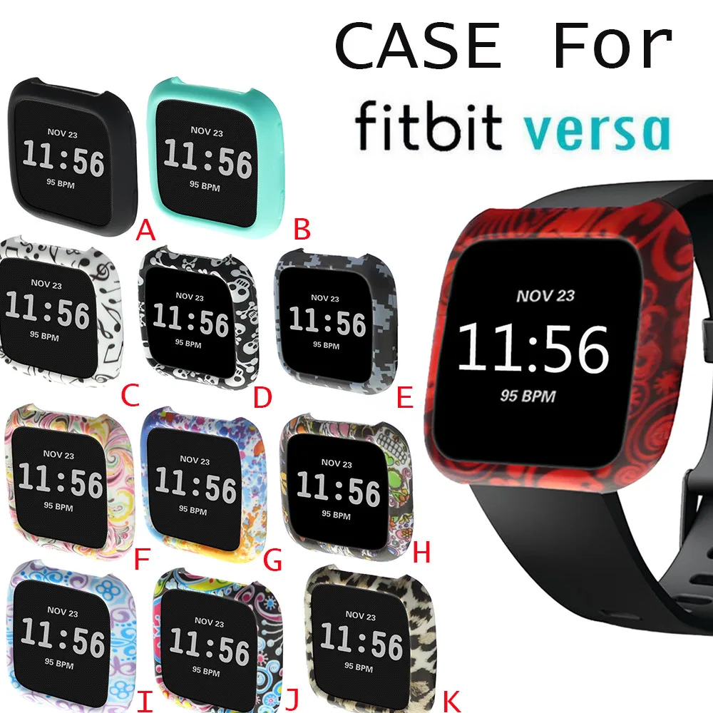 Чехлы для смарт часов чехол силиконовый из ТПУ защитный браслета Fitbit Versa