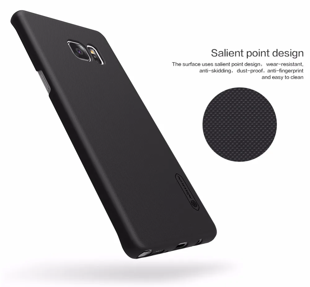 NILLKIN облегающий чехол для SAM samsung Galaxy Note FE вентилятор издание жесткая ультраматовая защитная накладка матовый чехол-Обложка