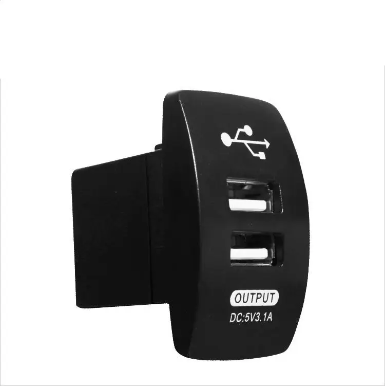 Новый Автомобильный адаптер питания с двумя USB-разъемами 12-24 В для разных